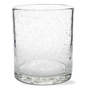 bubble glass double old fashioned - clear