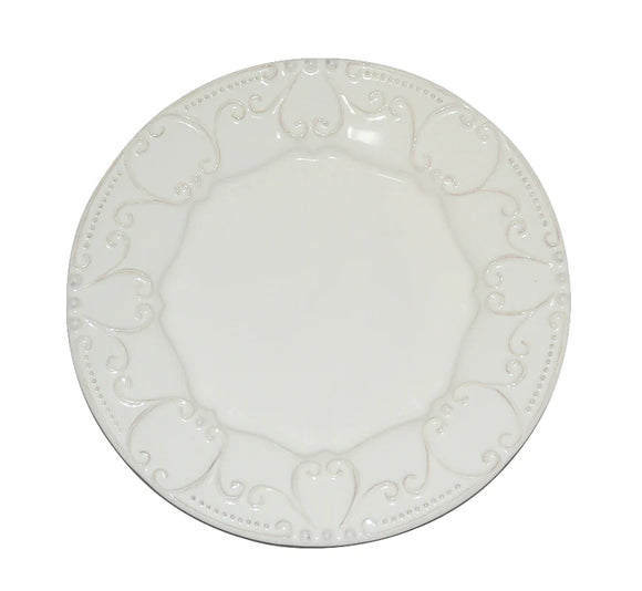 Isabella Salad Ivory Plate